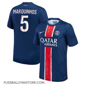 Paris Saint-Germain Marquinhos #5 Replik Heimtrikot 2024-25 Kurzarm